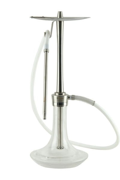 Oduman Cosmo Nargile Silver Şeffaf Cam | Tokel Nargile