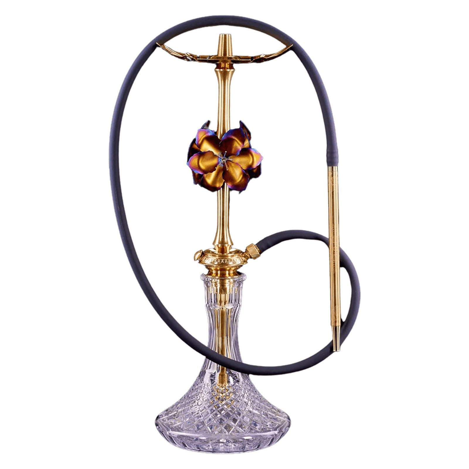 Maklaud Lily Gold Nargile Takımı | Tokel Nargile