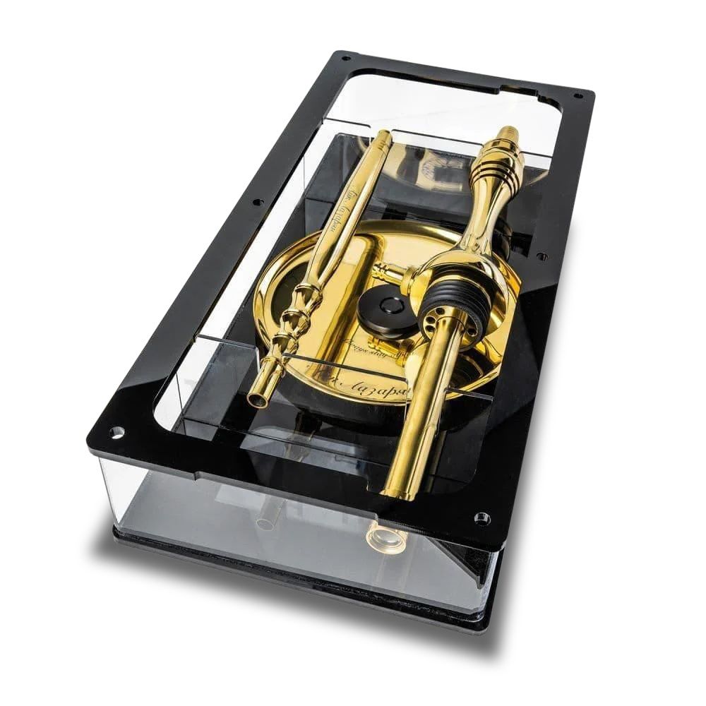 Alpha Hookah Model X Steel GOLD