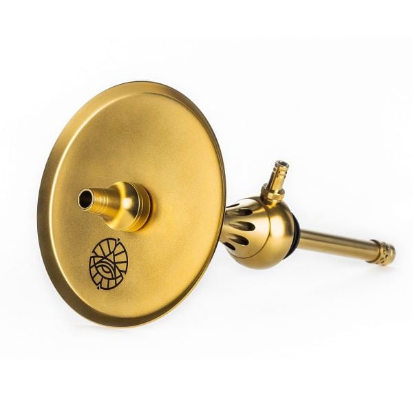 Alpha Hookah Model X Steel GOLD