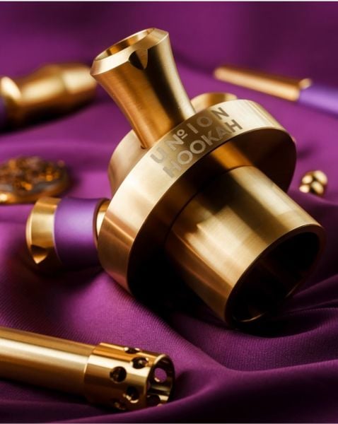 Unıon Hookah Fibonacci Violet Velvet Nargile Takımı