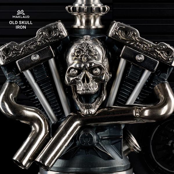 Maklaud - Old Skull Iron Nargile Takımı