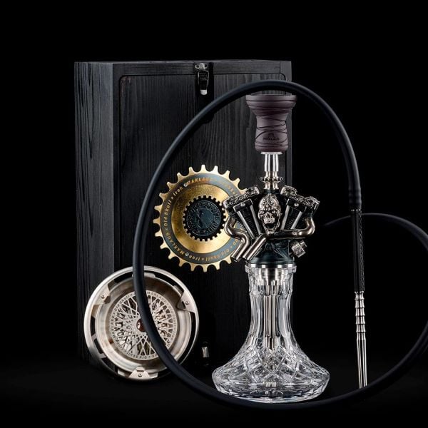 Maklaud - Old Skull Iron Nargile Takımı